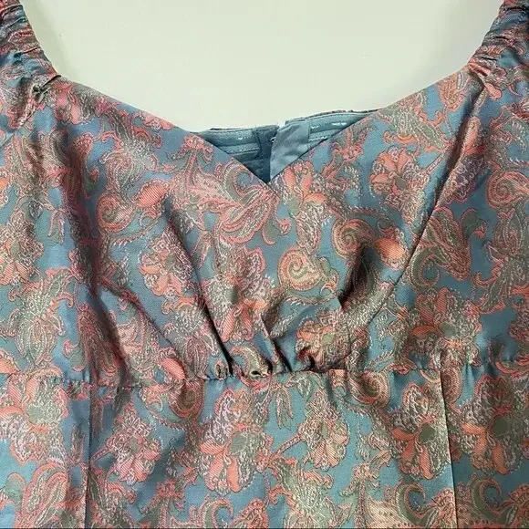 NWT Majorelle Jo Floral Puff Sleeve Corset Top - M - Picture 5 of 8